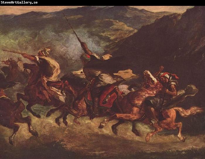 Eugene Delacroix Marokkanische Fantasia